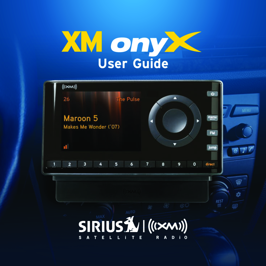 Sirius Satellite Radio ISP2000 manual User Guide 