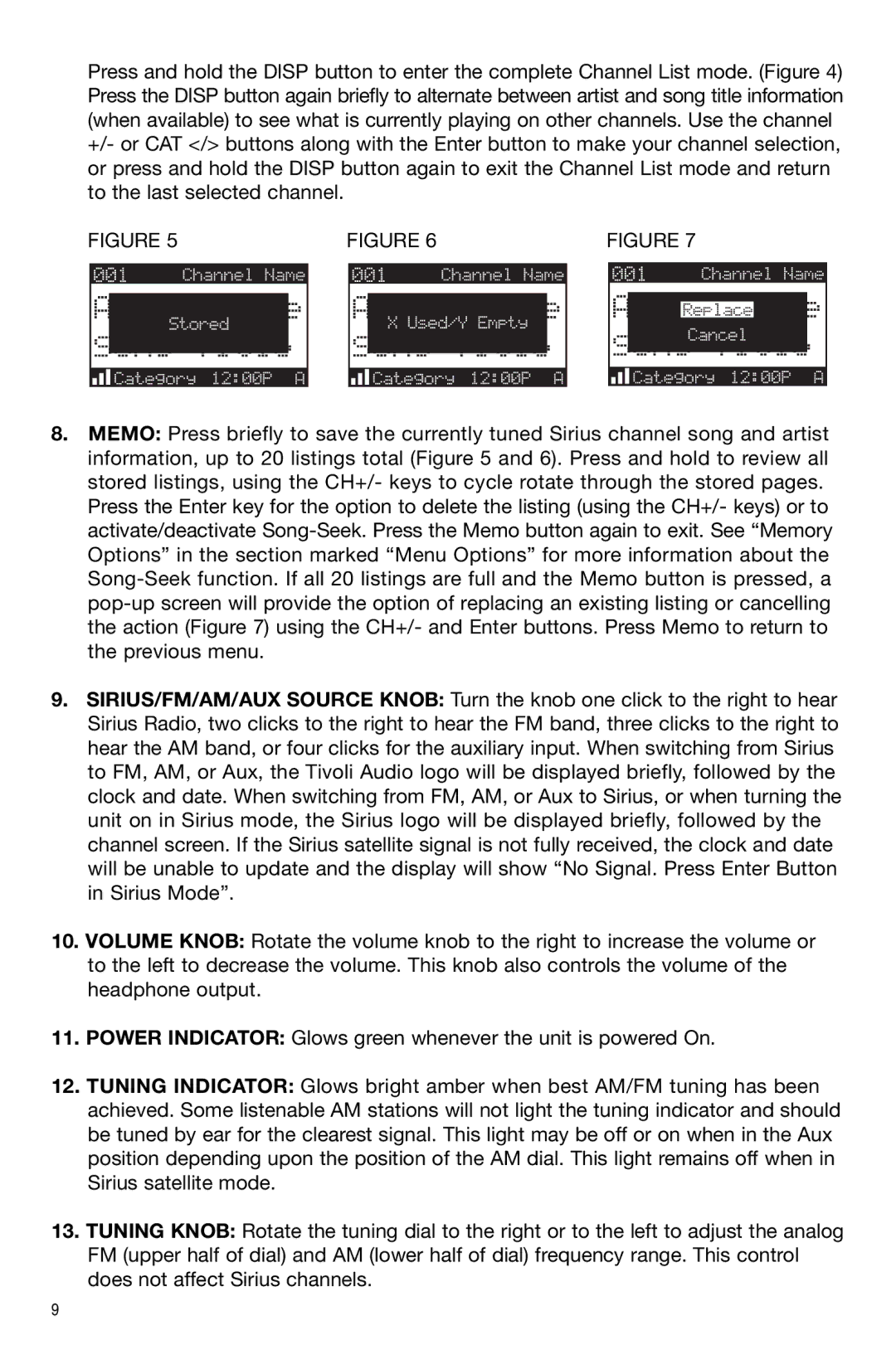 Sirius Satellite Radio Model Satellite owner manual 