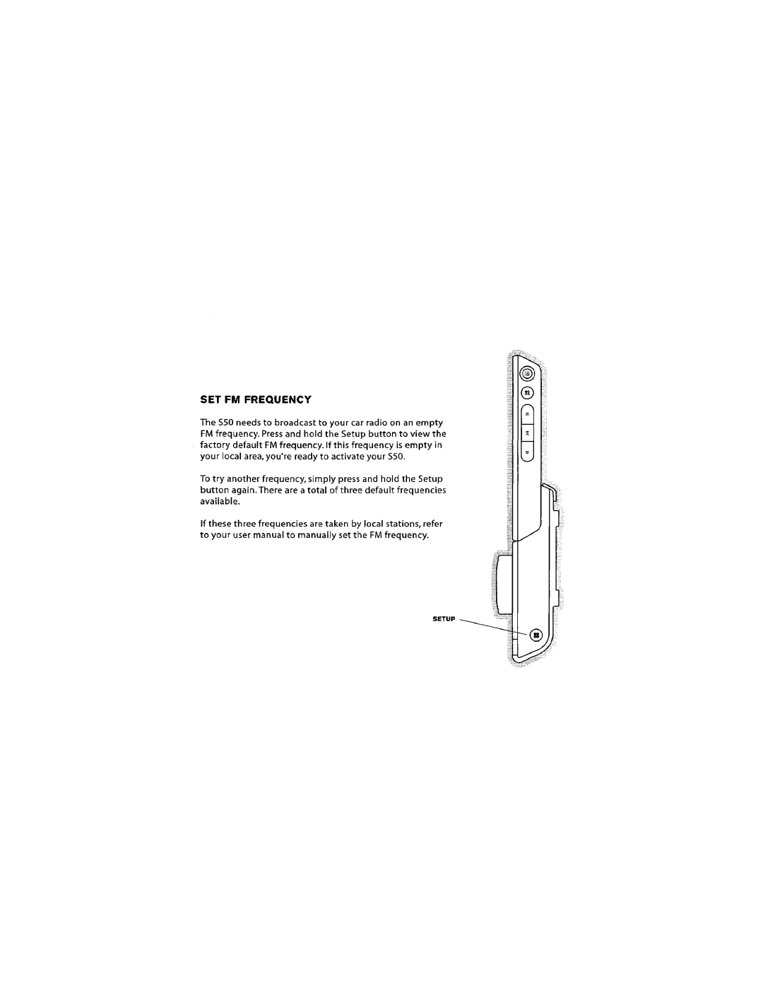 Sirius Satellite Radio S50 user manual 