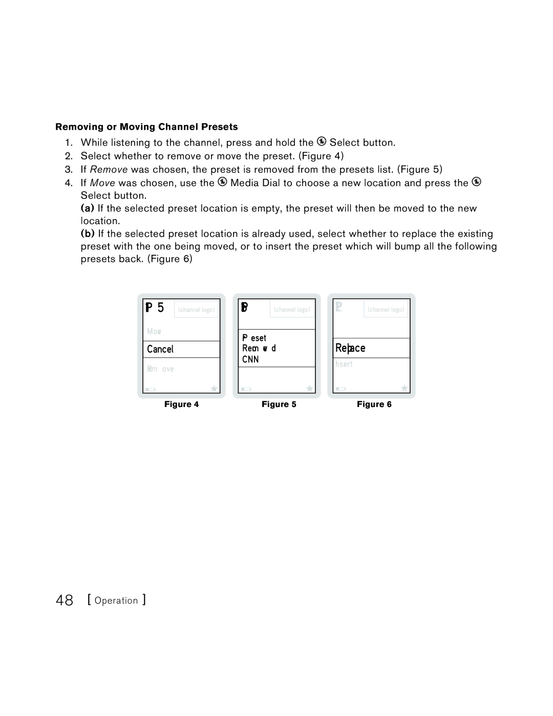 Sirius Satellite Radio S50 user manual P15 