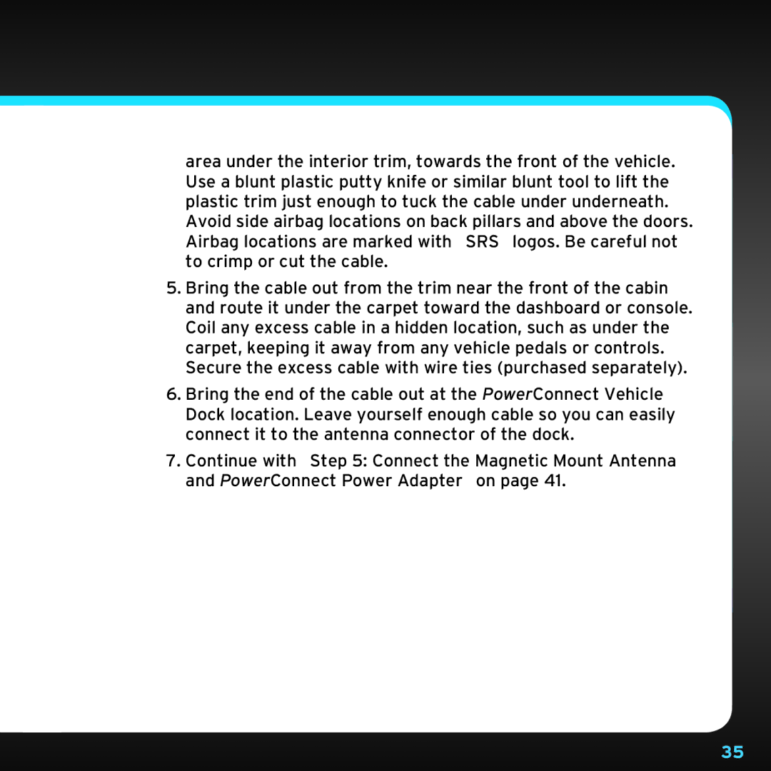 Sirius Satellite Radio SDST5V1 manual 