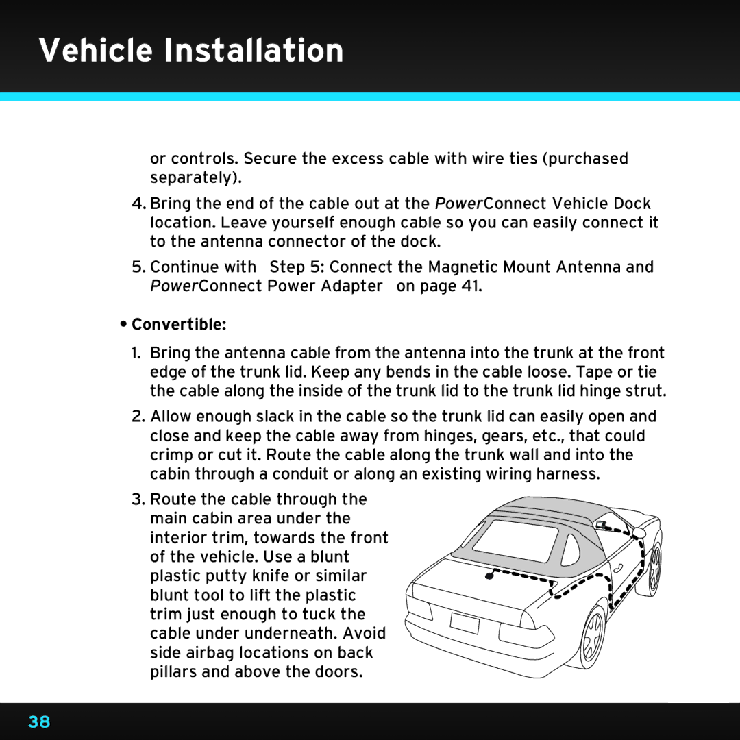 Sirius Satellite Radio SDST5V1 manual Convertible 