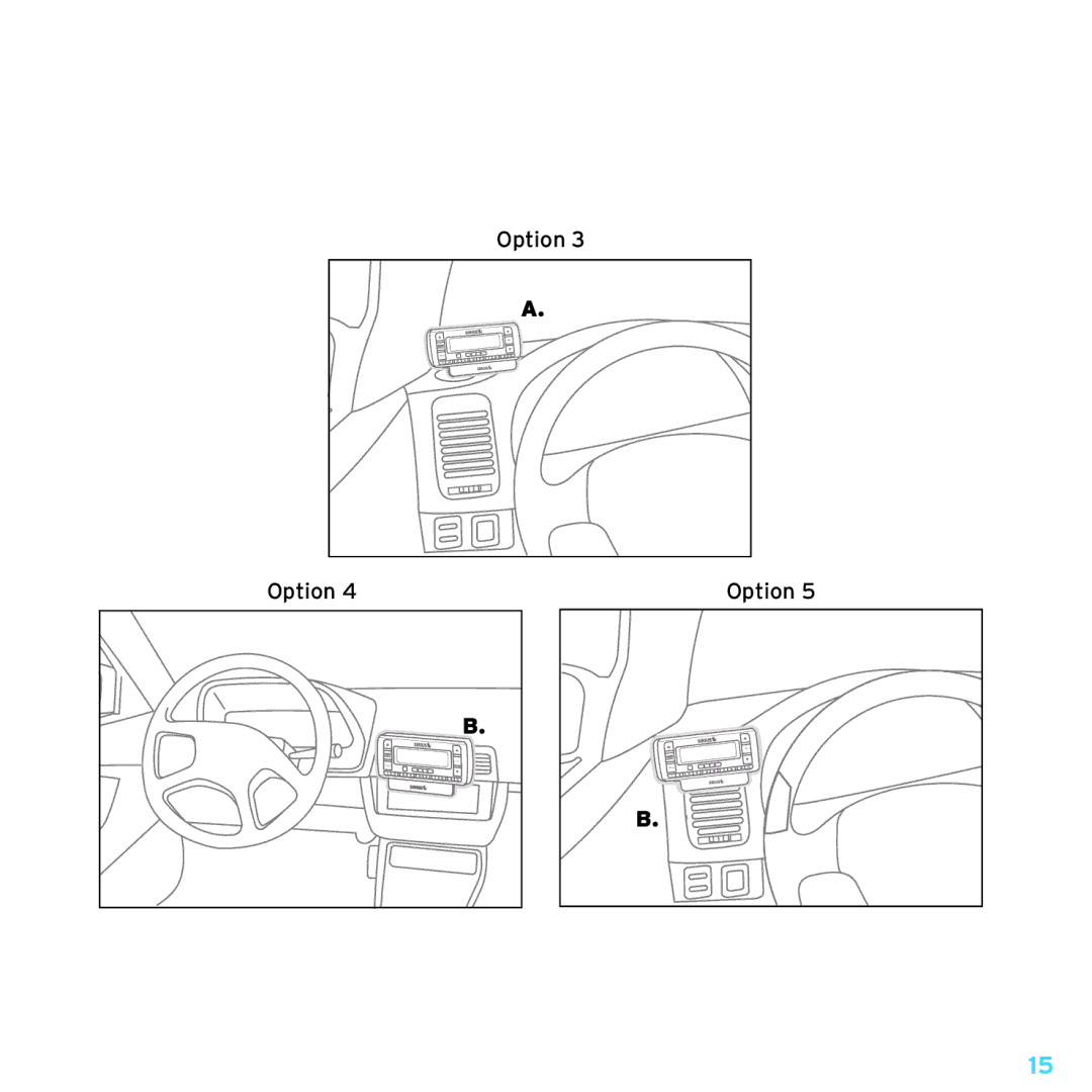 Sirius Satellite Radio SDSV6V1 manual Option 