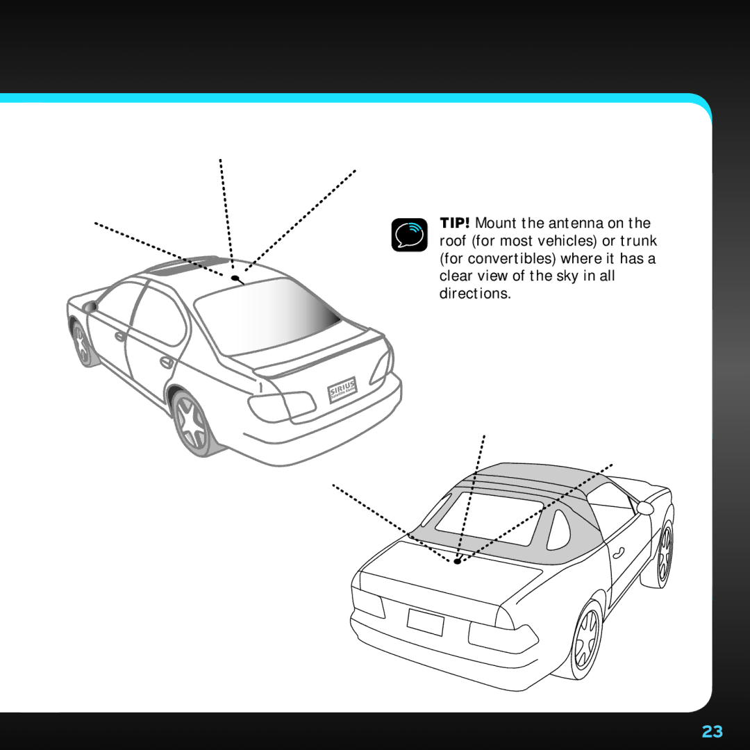 Sirius Satellite Radio SDSV6V1 manual 