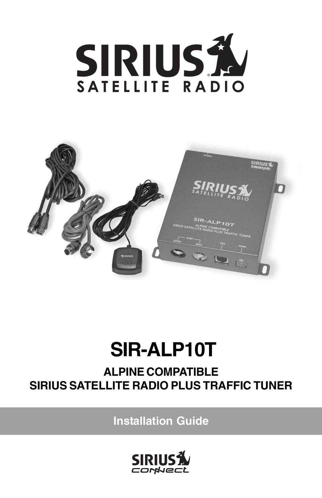 Sirius Satellite Radio SIR-ALP10T manual 