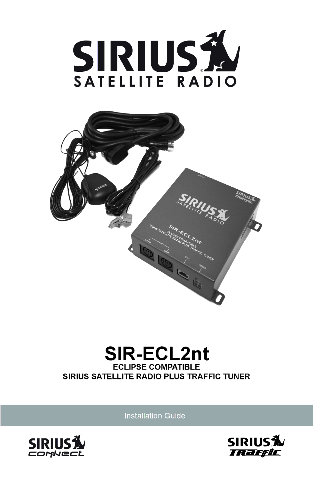 Sirius Satellite Radio SIR-ECL2nt manual 