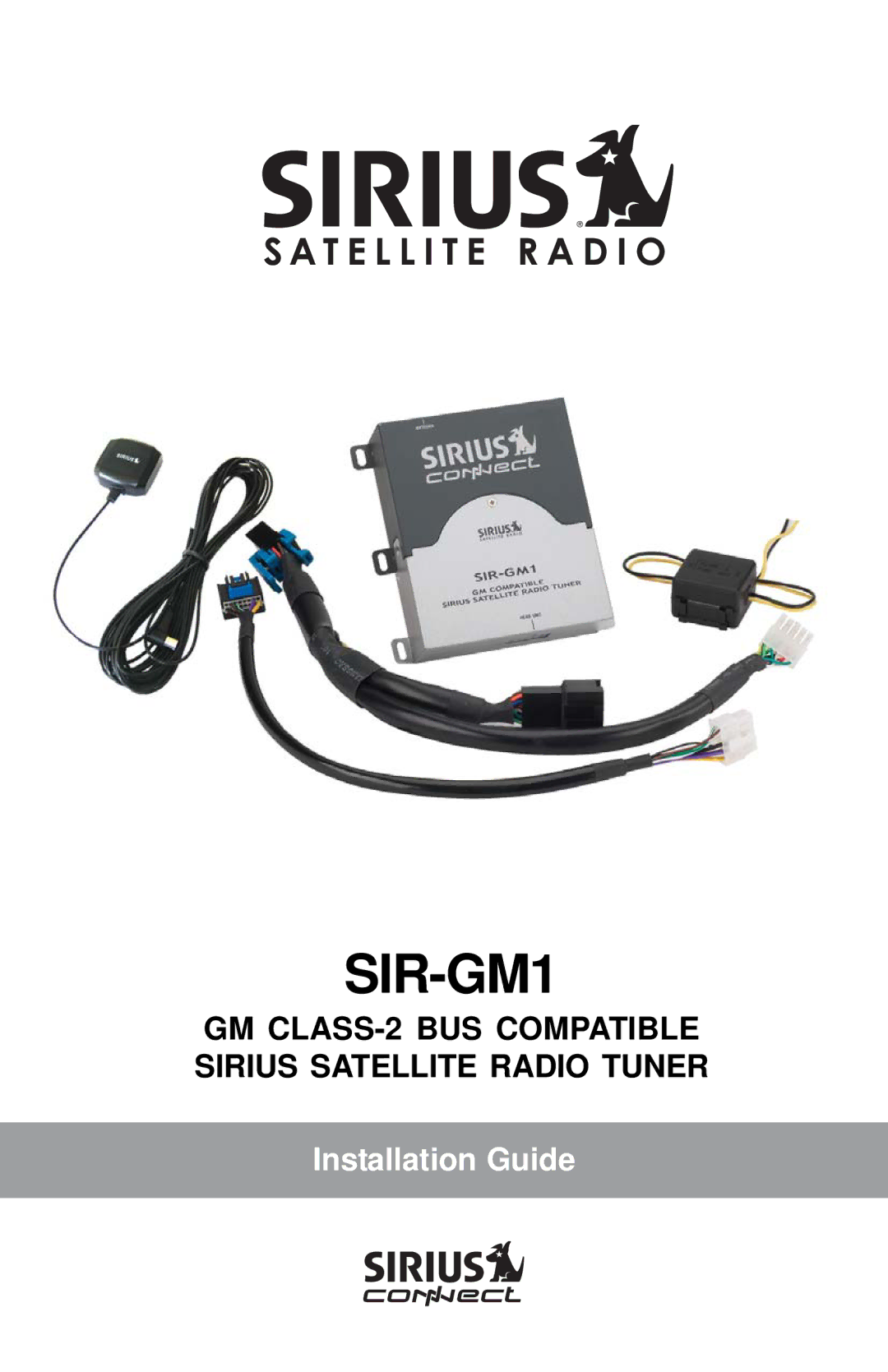 Sirius Satellite Radio SIR-GM1 manual 