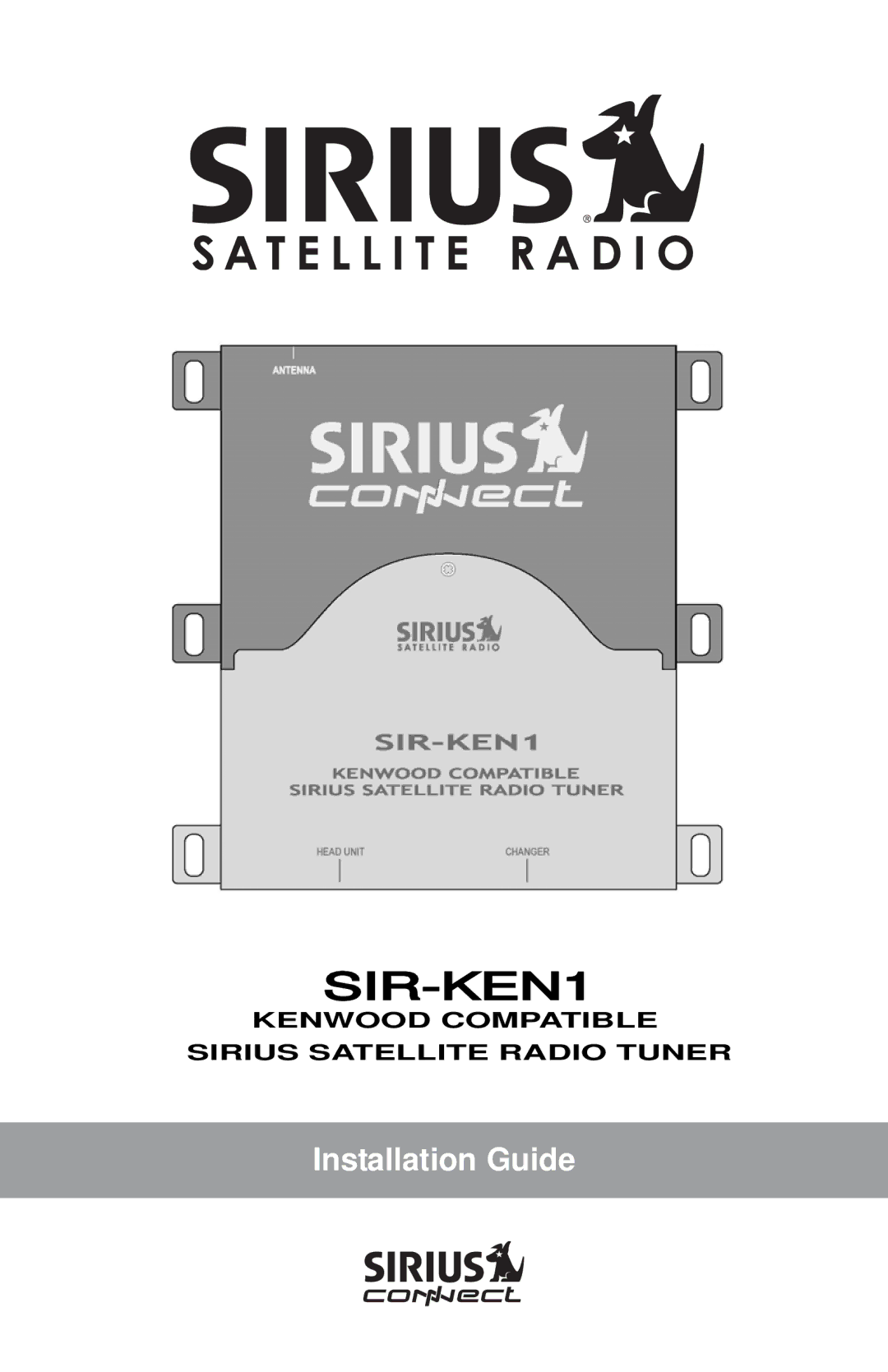 Sirius Satellite Radio SIR-KEN1 manual 