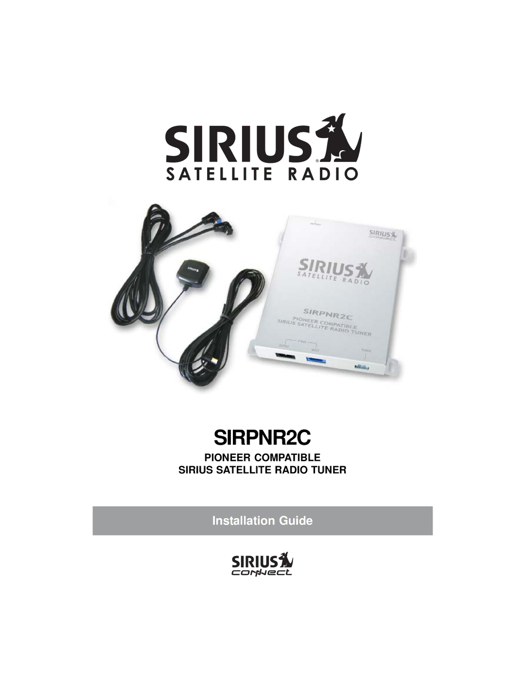 Sirius Satellite Radio SIRPNR2C manual 