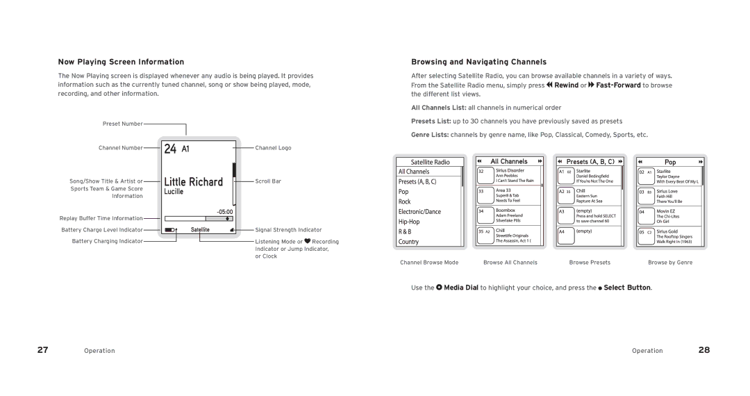 Sirius Satellite Radio SL2PK1 manual EfnGcXp`eJZi\\e@efidXk`fe, 9ifnj`eXeEXm`Xk`eXee\cj 