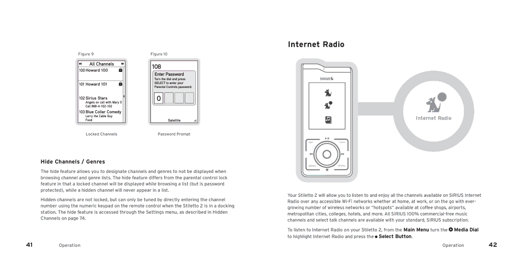 Sirius Satellite Radio SL2PK1 manual @ek\ie\kIX`f, ?`\Xee\cj&\ei\j 