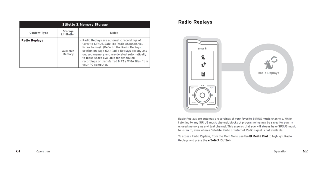 Sirius Satellite Radio SL2PK1 manual › IX`fI\gcXpjXi\XlkfdXk`Zi\Zfi`ejf 