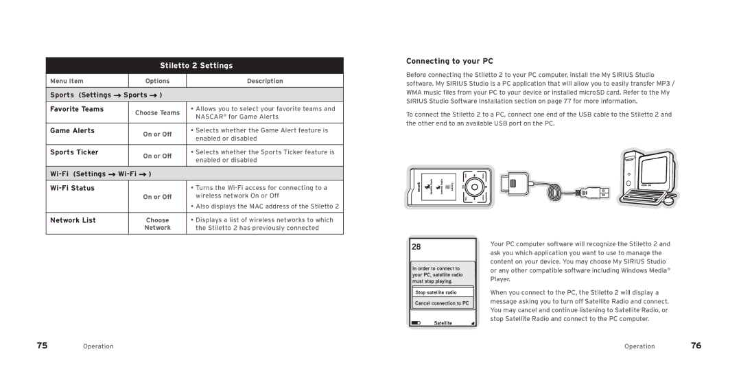 Sirius Satellite Radio SL2PK1 manual Fee\Zk`ekfpfliG, Ffj\K\Xdj, knfib 