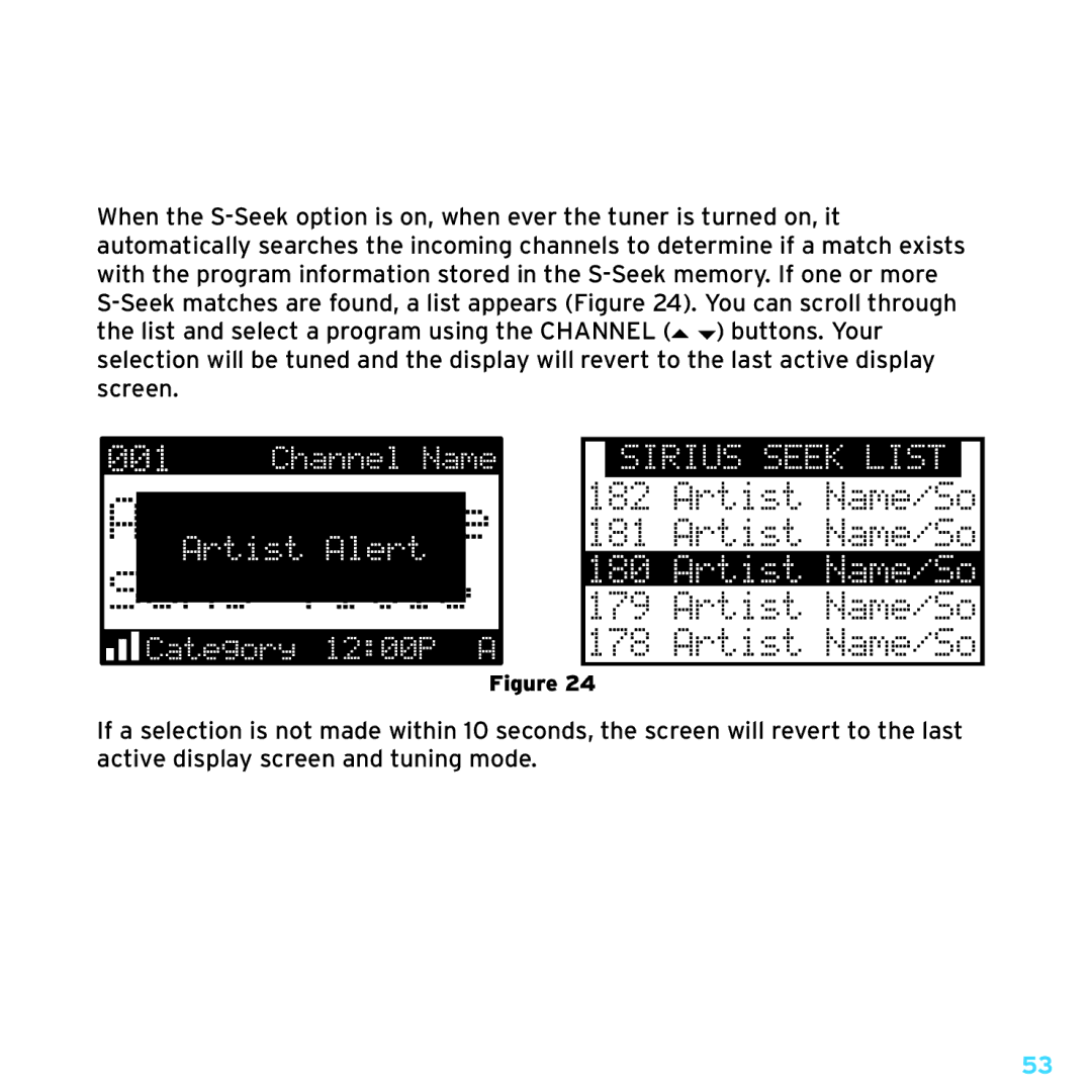 Sirius Satellite Radio SRH2000 manual 