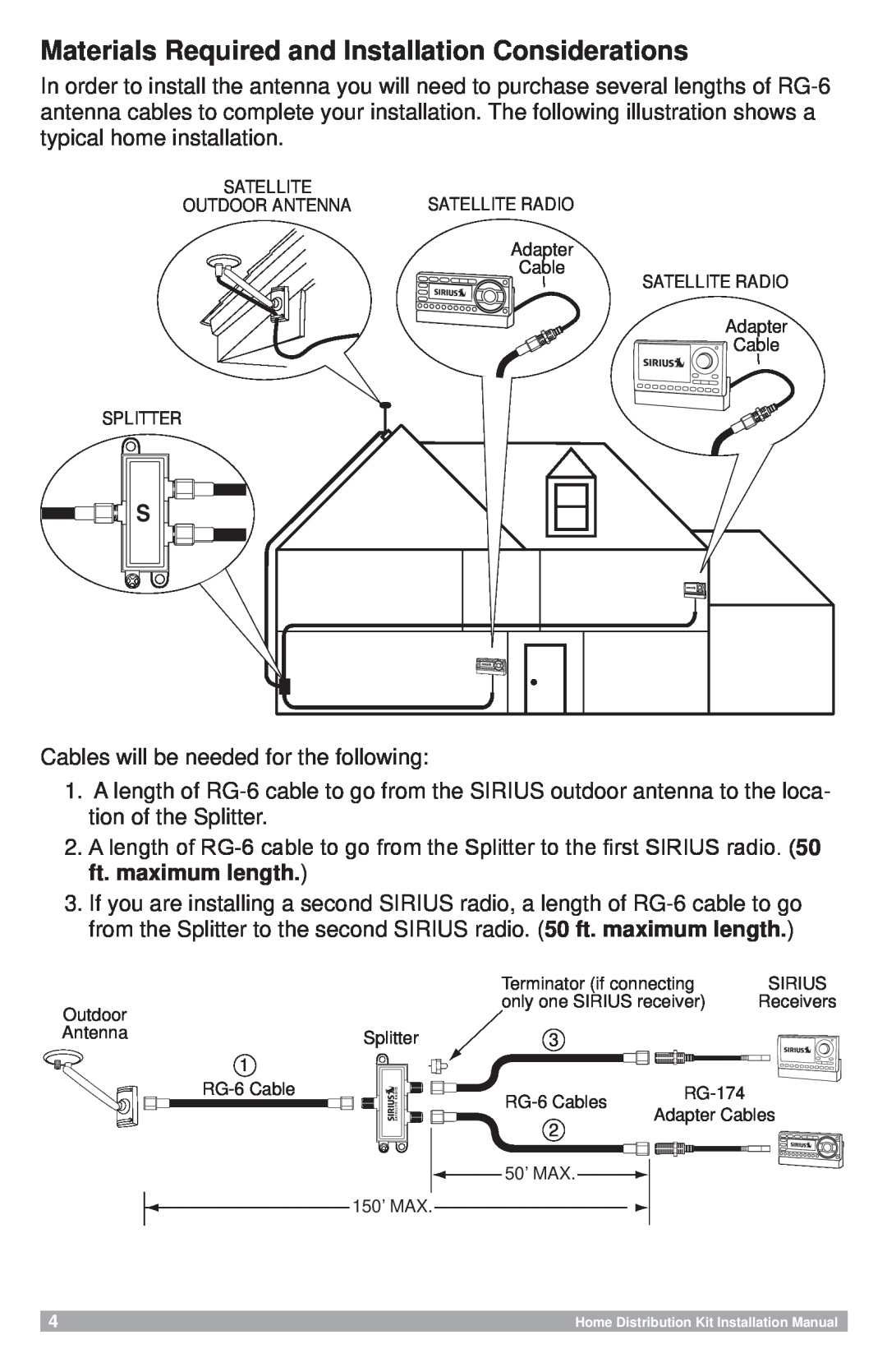 Sirius Satellite Radio SRS-2VB installation manual 
