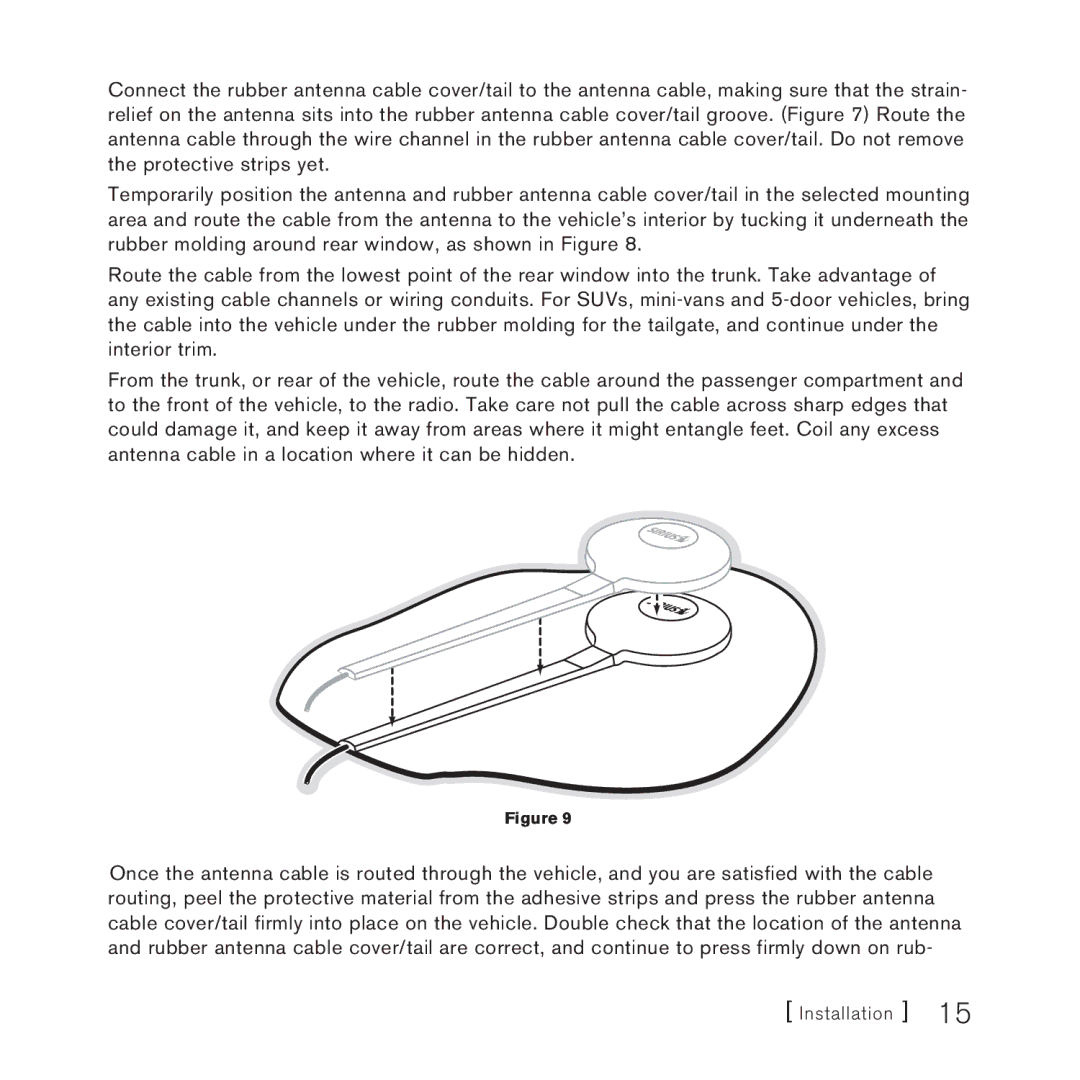 Sirius Satellite Radio SV3 manual 