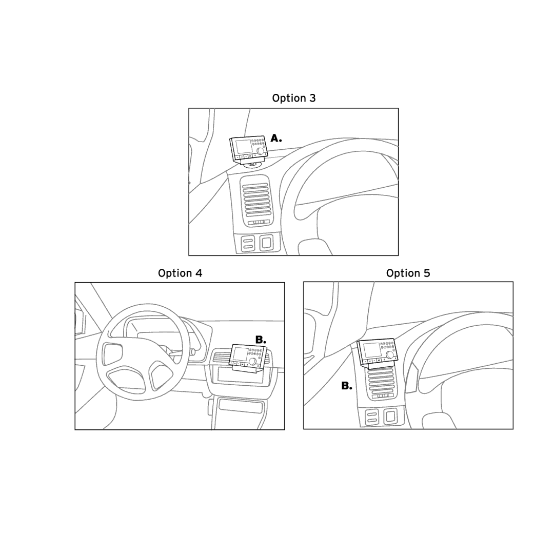 Sirius Satellite Radio SX1EV1 manual Option 