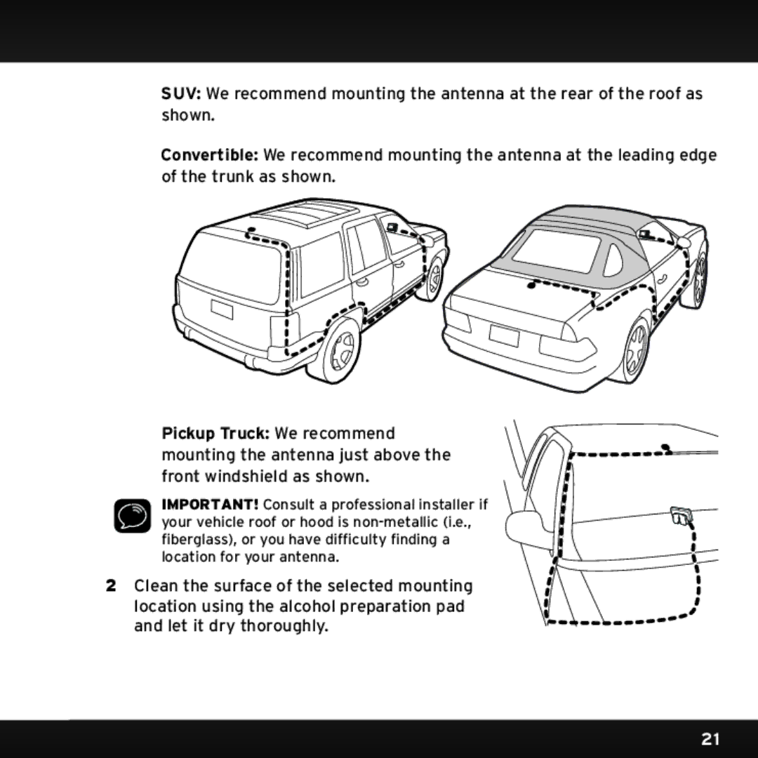 Sirius Satellite Radio SX1EV1 manual 