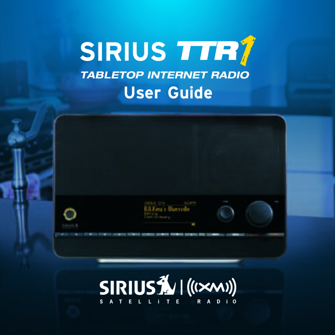 Sirius Satellite Radio TTR1 manual User Guide 