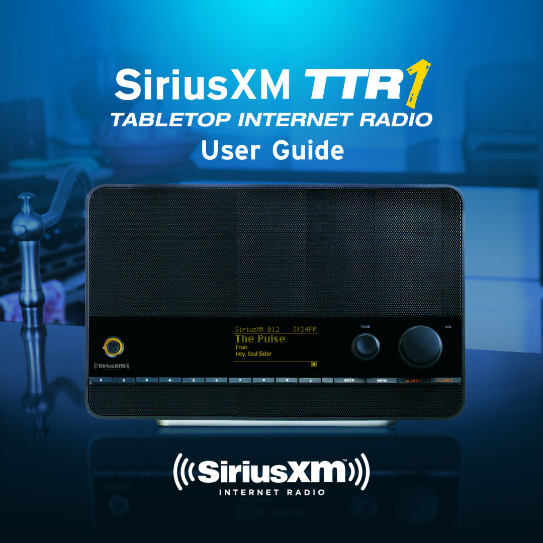 Sirius Satellite Radio TTR1 manual Sirius 