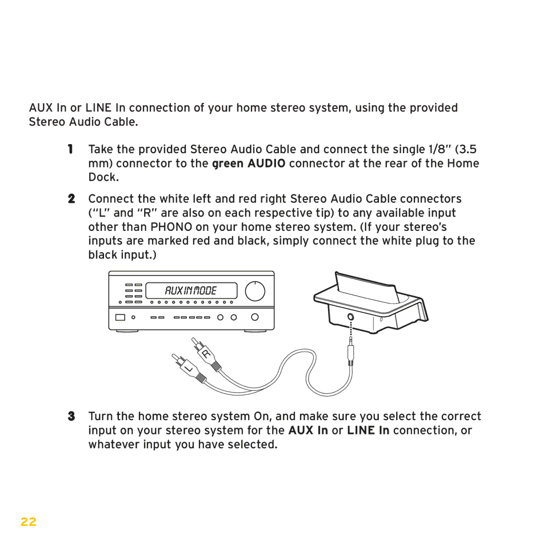 Sirius Satellite Radio XMp3i manual Home Dock Installation 