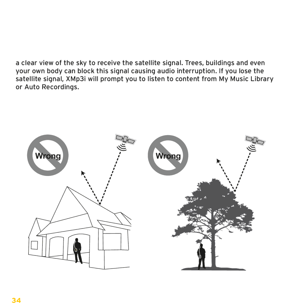 Sirius Satellite Radio manual Using Your XMp3i 