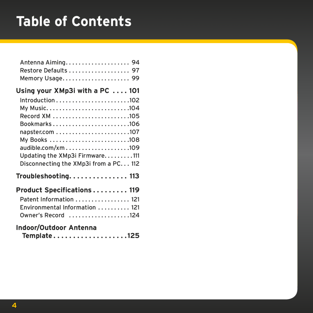 Sirius Satellite Radio manual Using your XMp3i with a PC 