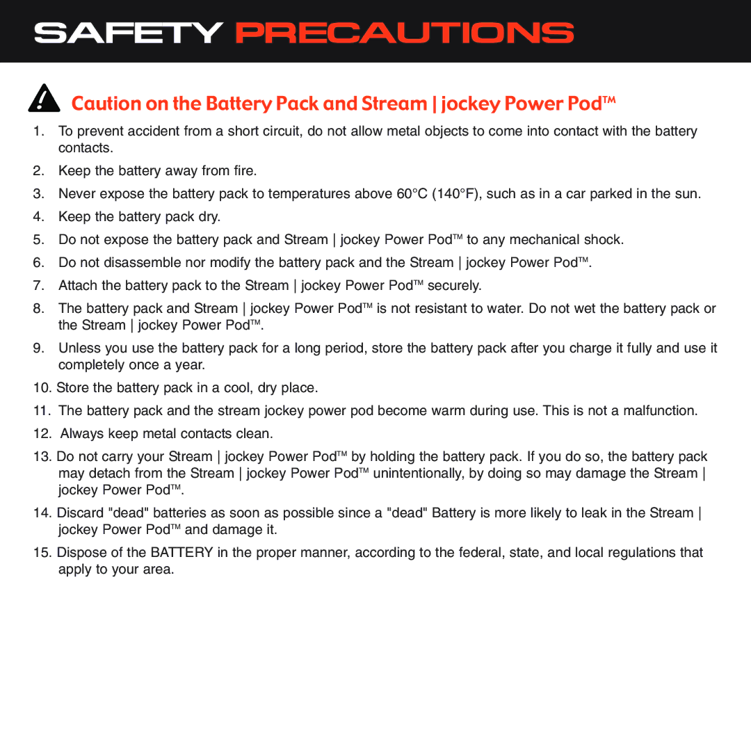 Sirius Satellite Radio XS028 instruction manual Safety Precautions 