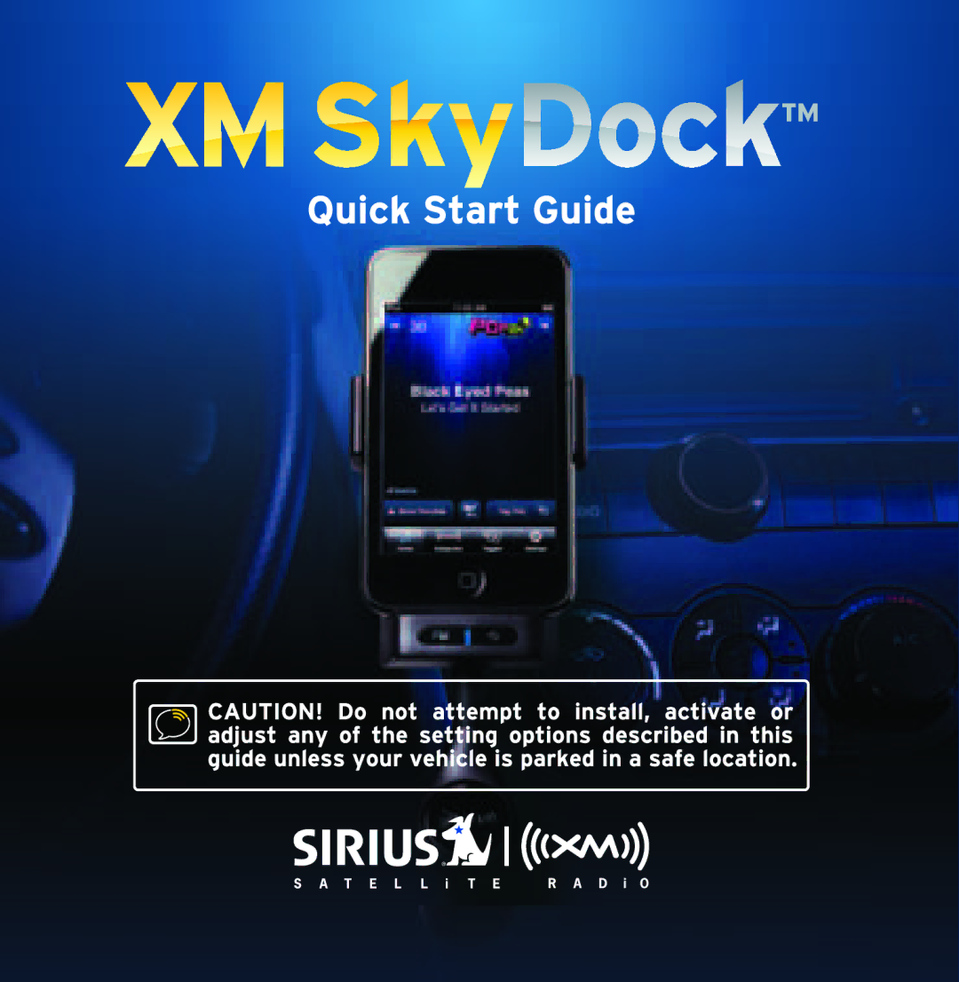 Sirius Satellite Radio XVSAP1V1 manual 