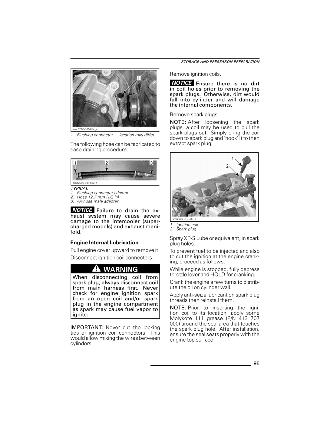 Ski-Doo GTI Series, GTX Series, RXP Series, RXT Series, WAKE Series manual Engine Internal Lubrication 