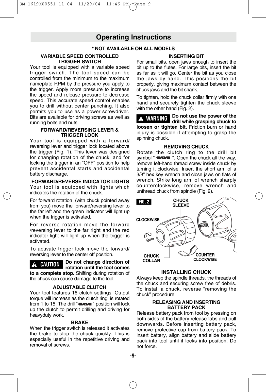 Skil 2466 2566 2866 manual Operating Instructions 