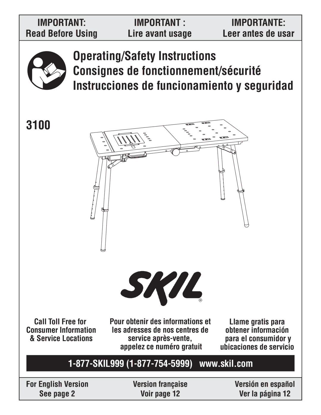 Skil 3100 manual 