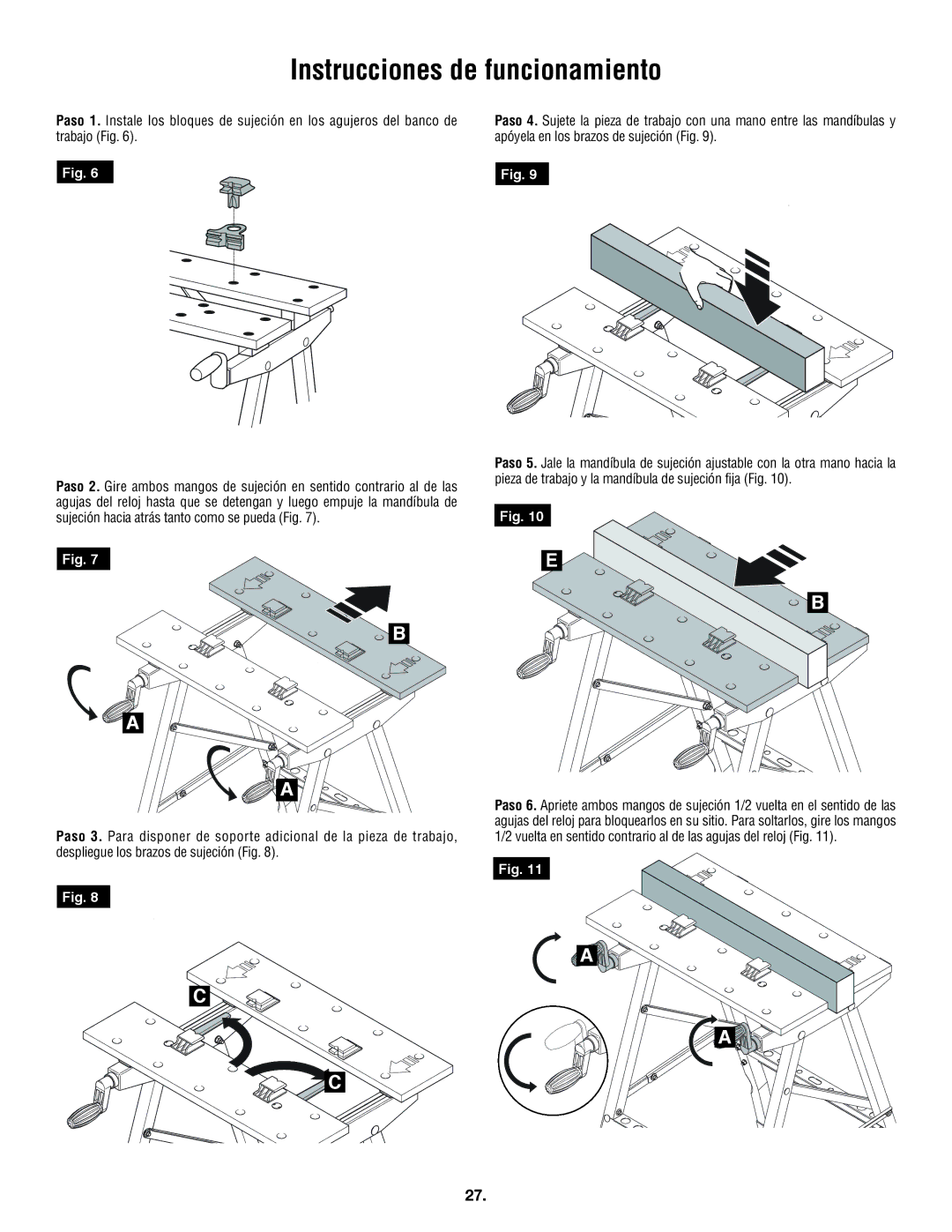 Skil 3110 manual Instrucciones de funcionamiento 