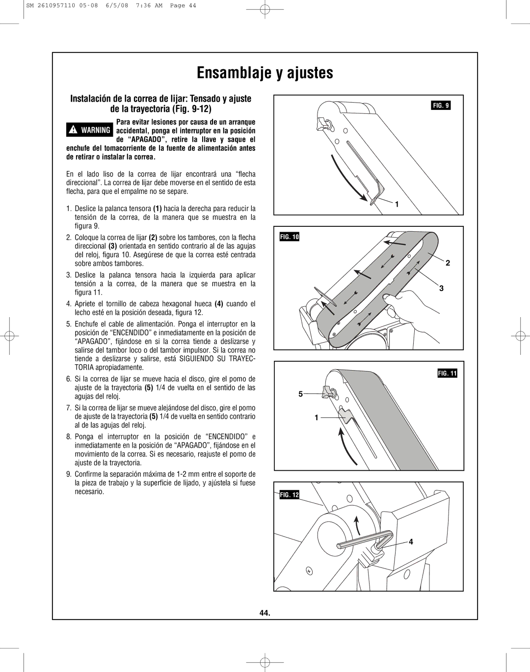 Skil 3375-01 manual De la trayectoria Fig 