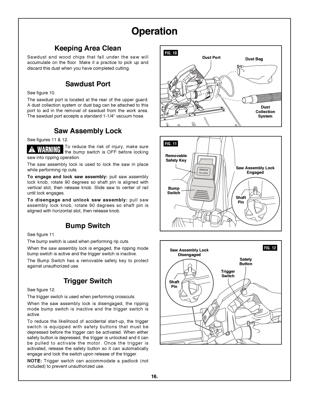 Skil 3600 manual Operation 