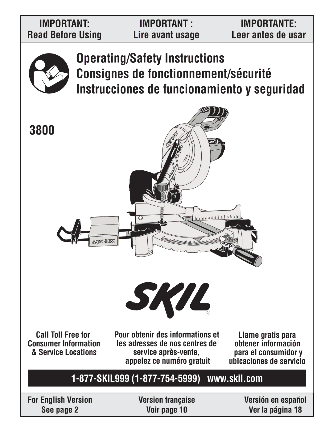 Skil 3800 manual 