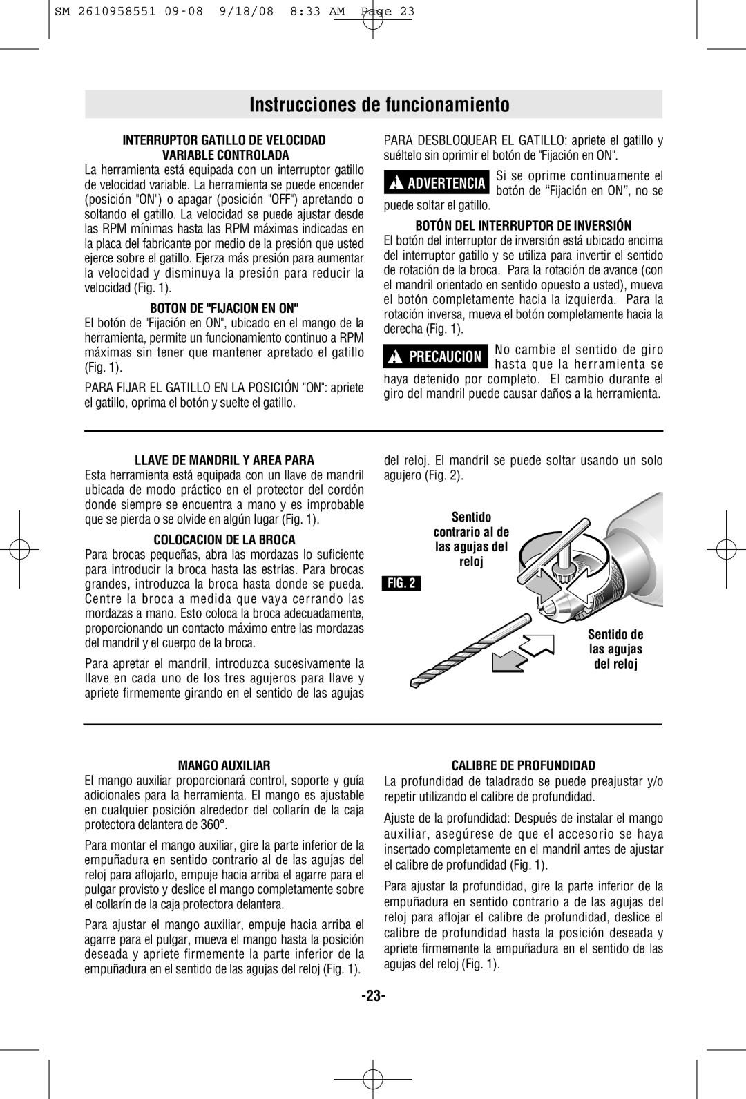 Skil 6445 manual Instrucciones de funcionamiento 