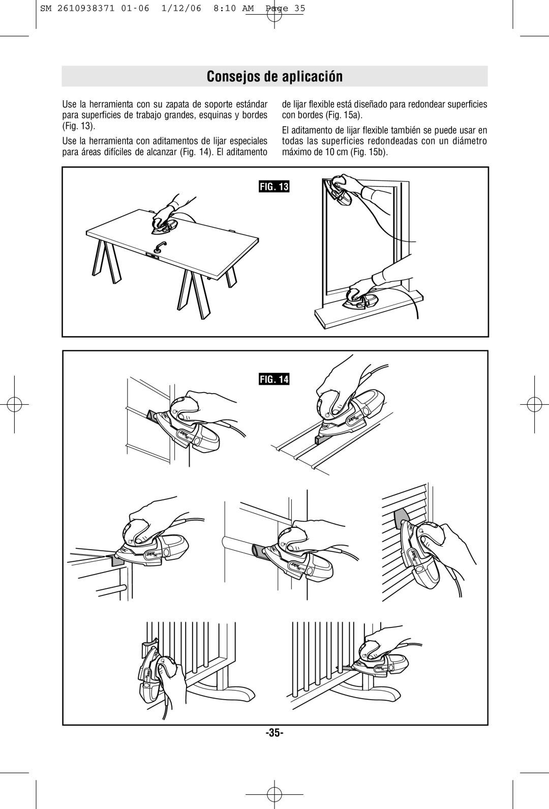 Skil 7300 manual Consejos de aplicación 