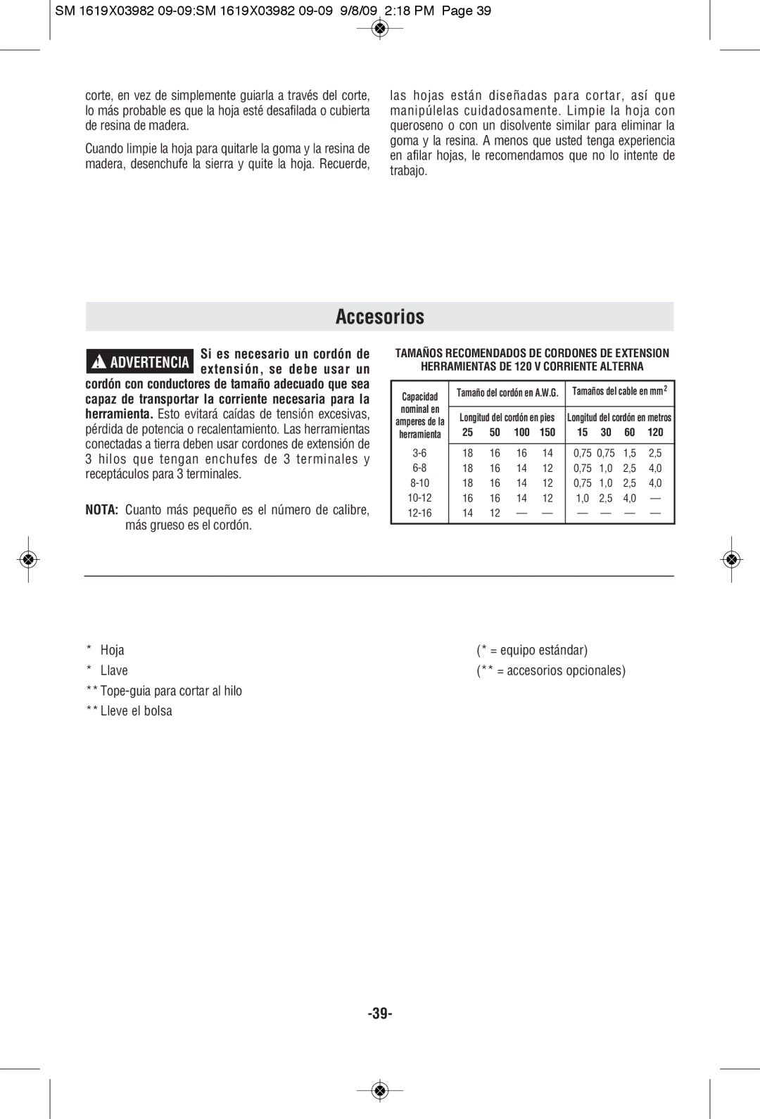 Skil HD5687M manual Accesorios, Capacidad 