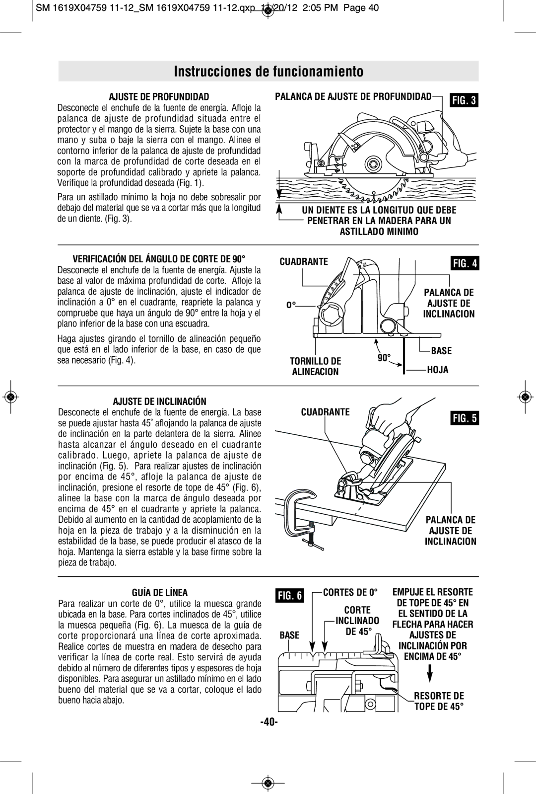 Skil MAG77LT manual Instrucciones de funcionamiento 