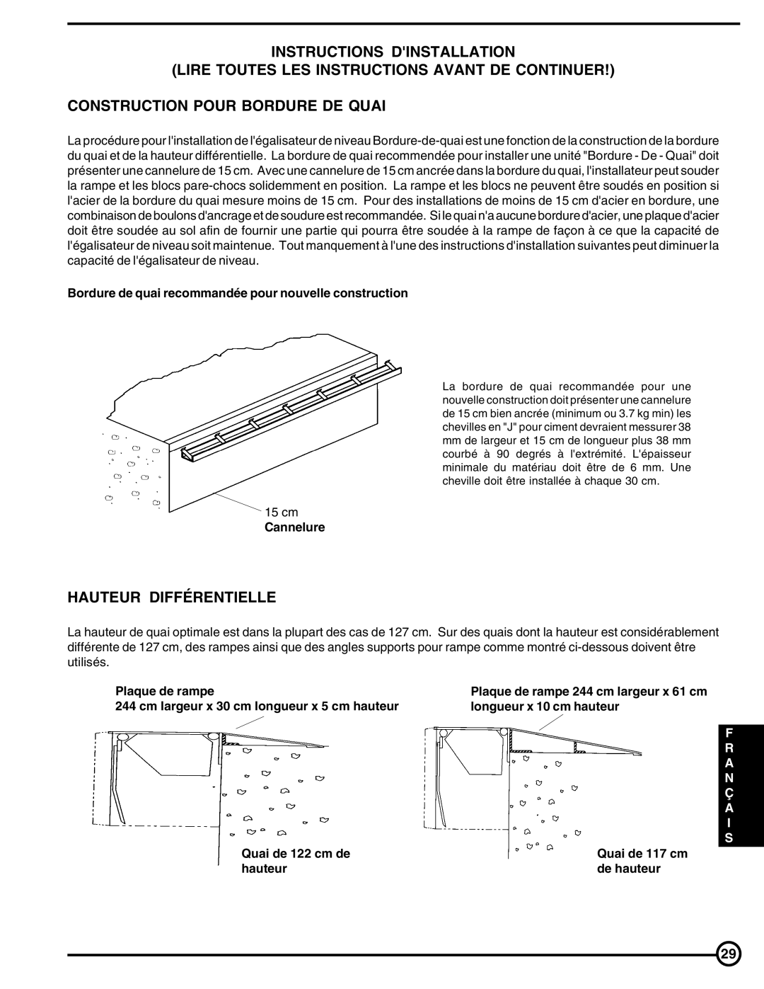 Skil PE Series, PP Series, FM Series owner manual Hauteur Différentielle 