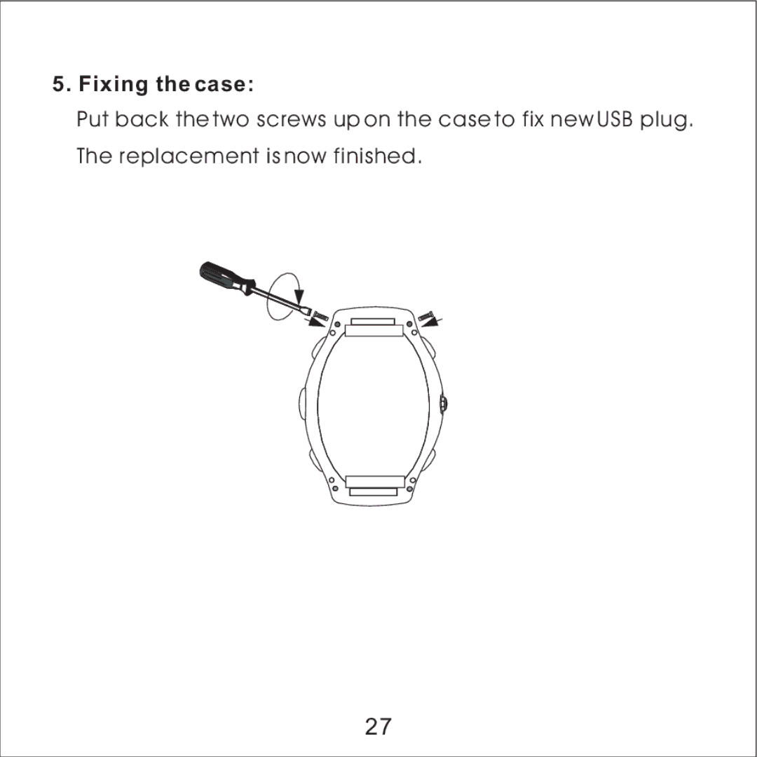 Skullcandy MacGyver manual Fixing the case 