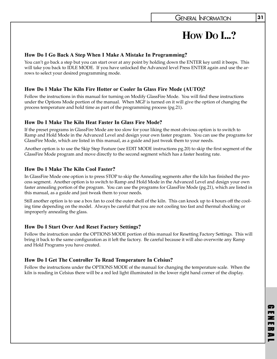 Skuttle Indoor Air Quality Products Klin manual How Do I Make The Kiln Heat Faster In Glass Fire Mode? 