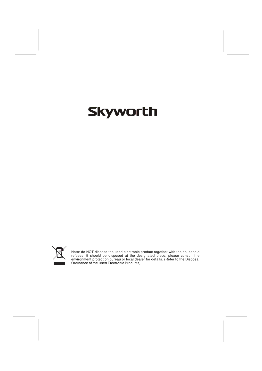 Skyworks 32L29 manual 