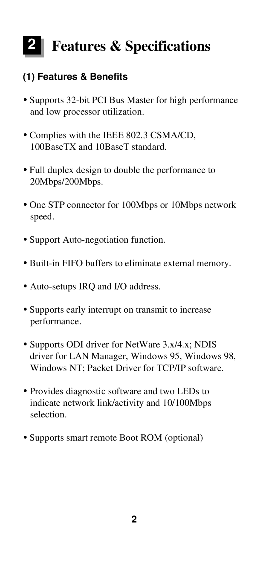 Skyworks EN-9120 user manual Features & Specifications, Features & Benefits 