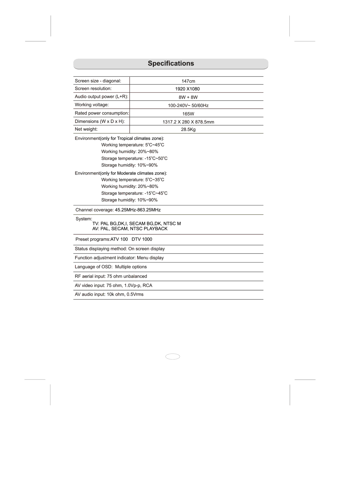 Skyworth 58E38A manual 