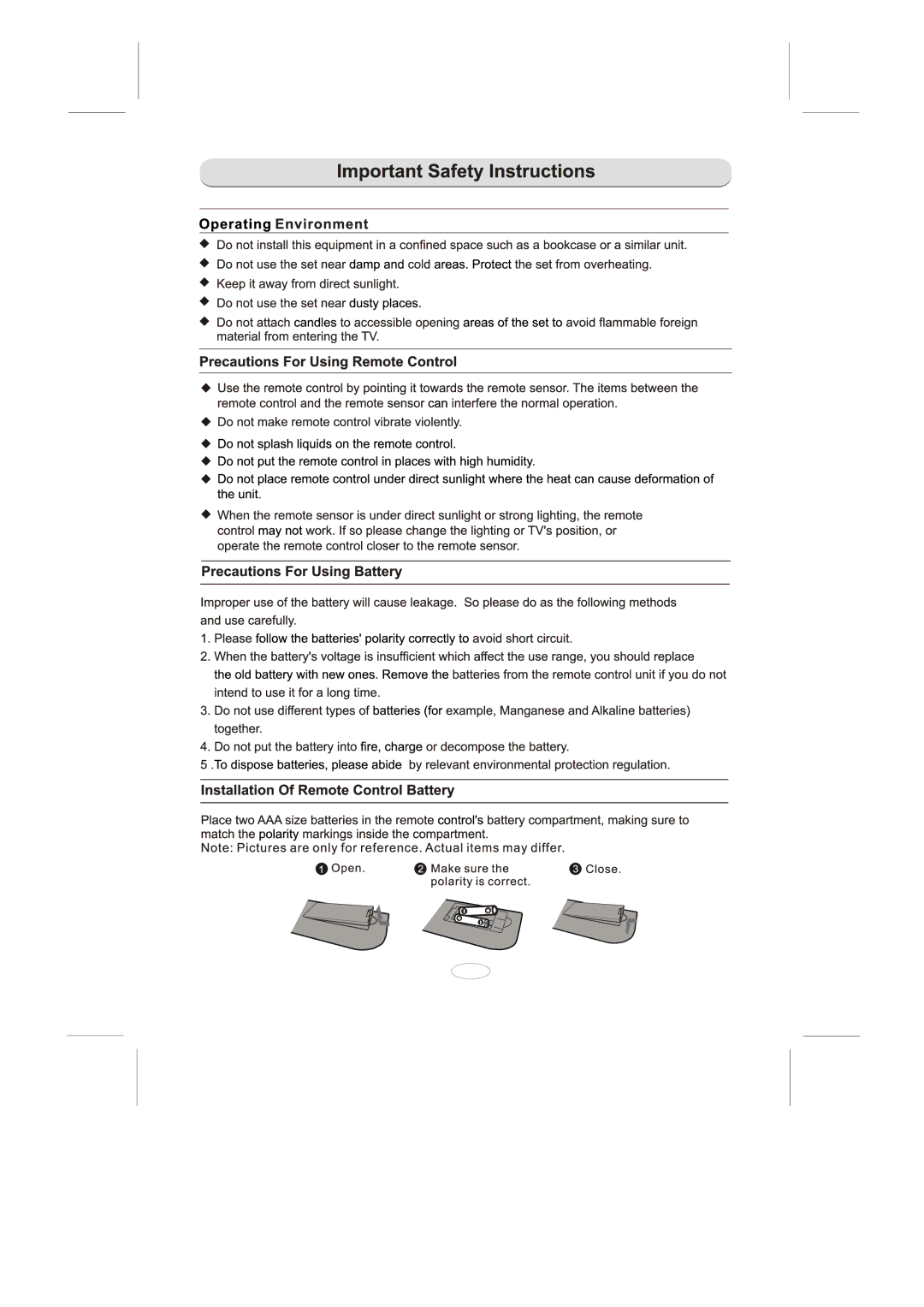 Skyworth 58E38A manual 