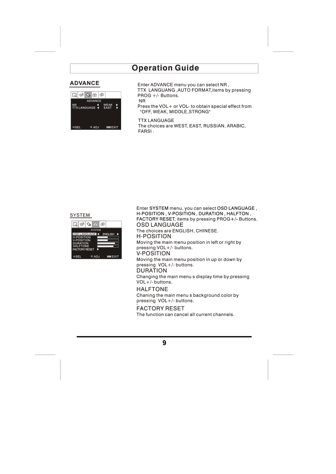 Skyworth LCD-19L3F manual 