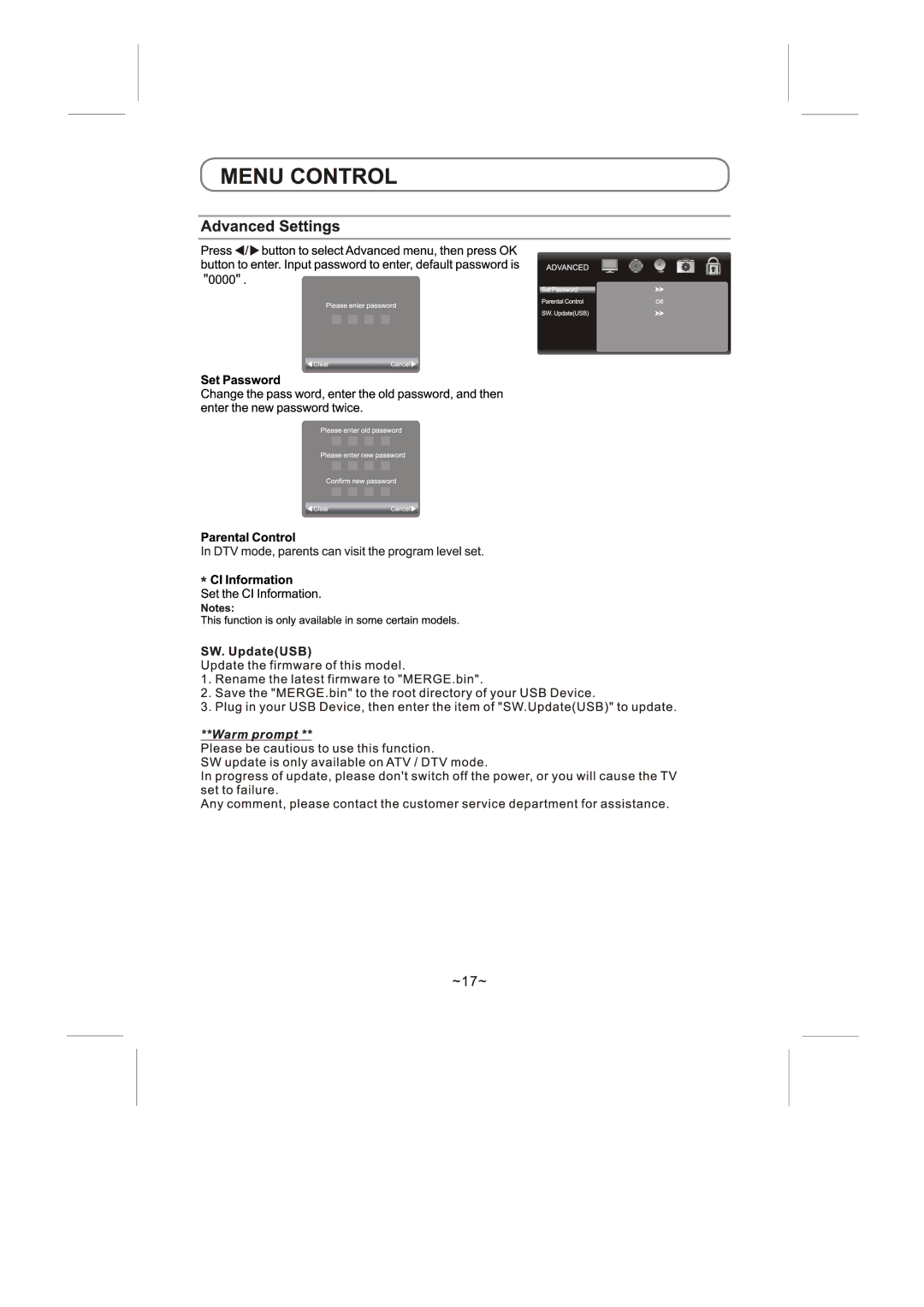 Skyworth LED-42E60 manual 