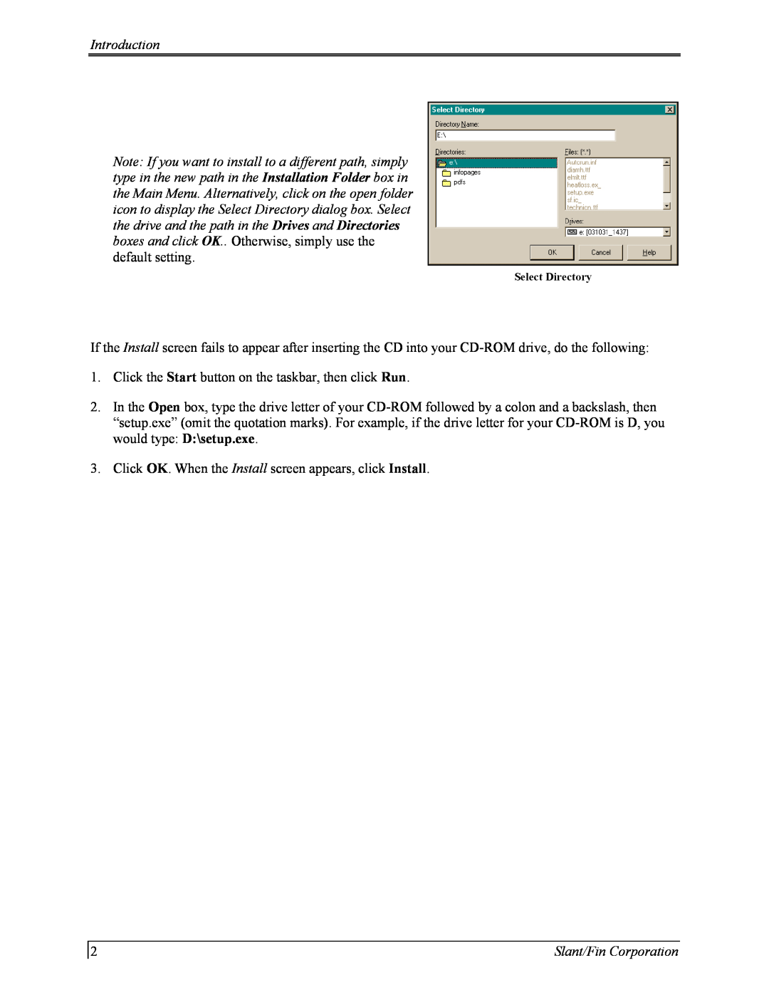 Slant/Fin Hydronic Explorer 2 user manual Introduction 